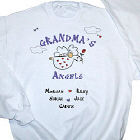 Floating on A Cloud Personalized Angels Sweatshirt